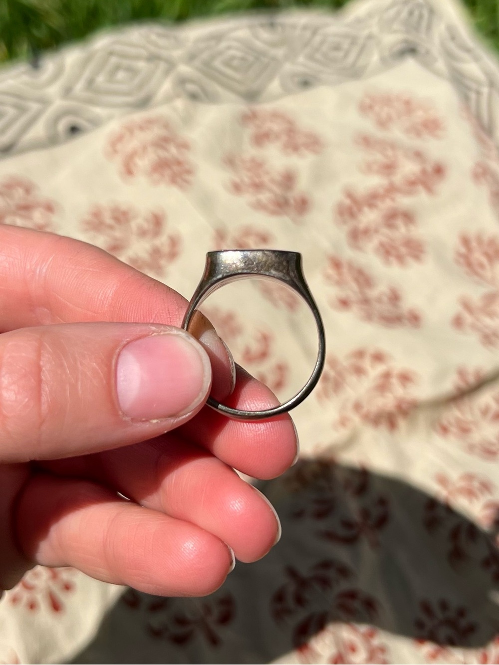 Sterling Silver Abalone Shell Ring - Picture 5 of 11